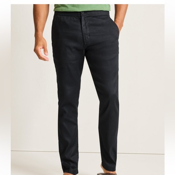 Tommy Bahama Beach Coast Linen-Blend Elastic-Waist Pants - Picture 1 of 7